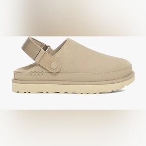 Beige Platform Clogs